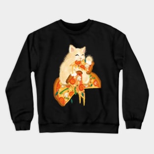 CutePizzaCat Crewneck Sweatshirt